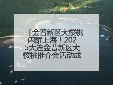 金普新区大樱桃闪耀上海！2025大连金普新区大樱桃推介会活动成功举办！